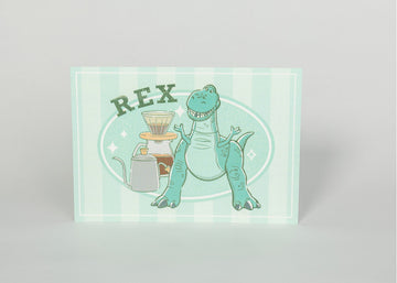 Pixar Dessert Series Postcard Rex